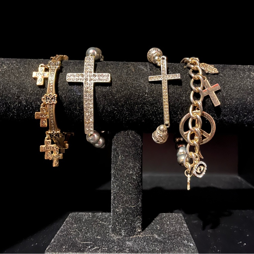 Gold and Silver Charm Bracelets